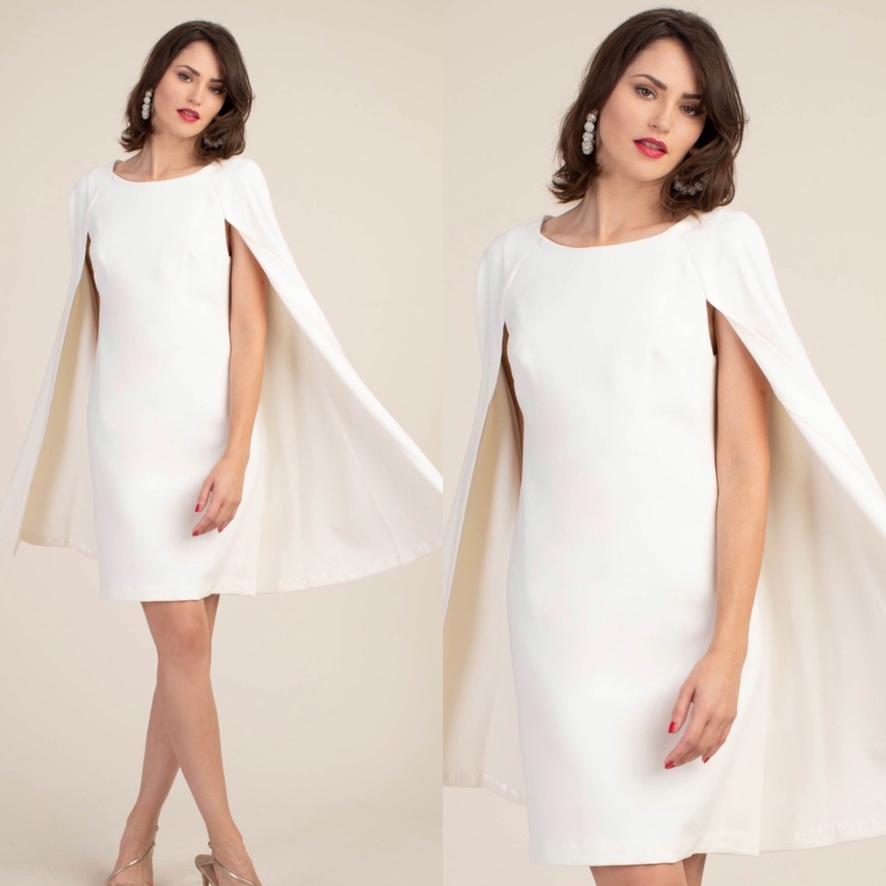 Trina turk stunning cape dress